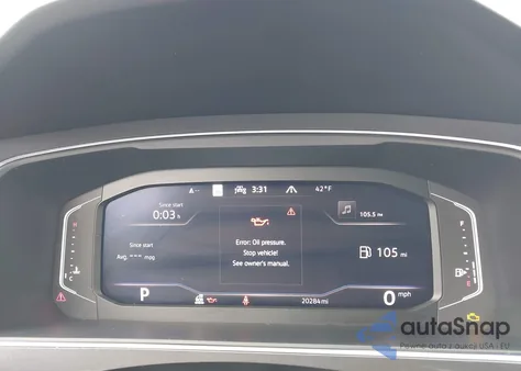 2022 Volkswagen Tiguan 2.0T Sel R-Line z USA, uszkodzony, nr VIN 3VV4B7AX2NM087504